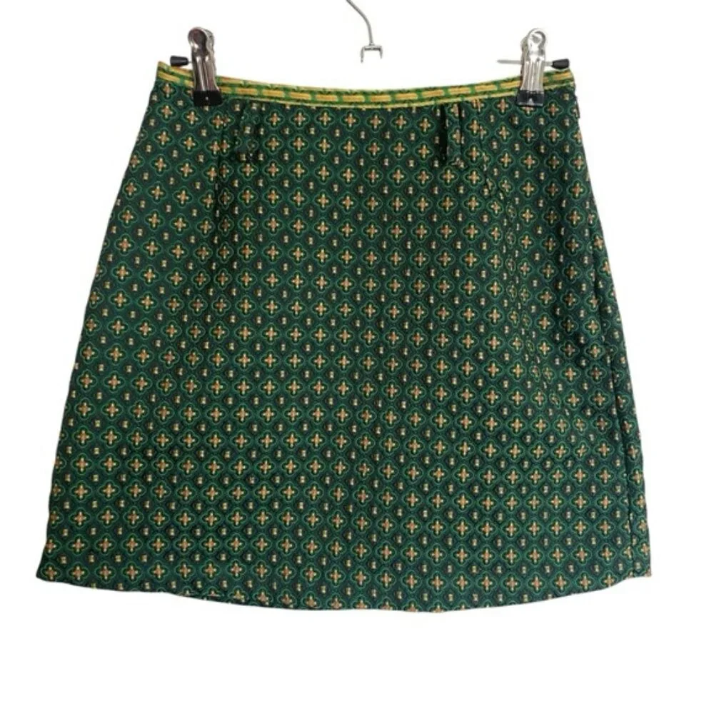 Urban Outfitters - Green Shamrock Print Mini Skirt - XS - Vietnam - Picture 1 of 7